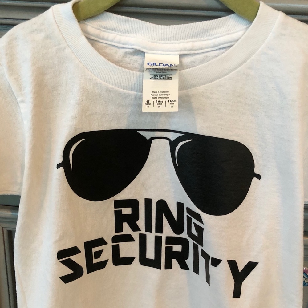 Ring Security or Ring Bearer T-shirt